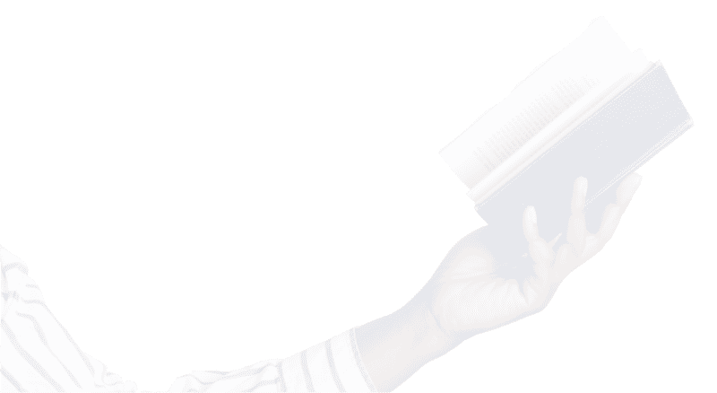 Hand holding a white comb and blue brush against a white background.