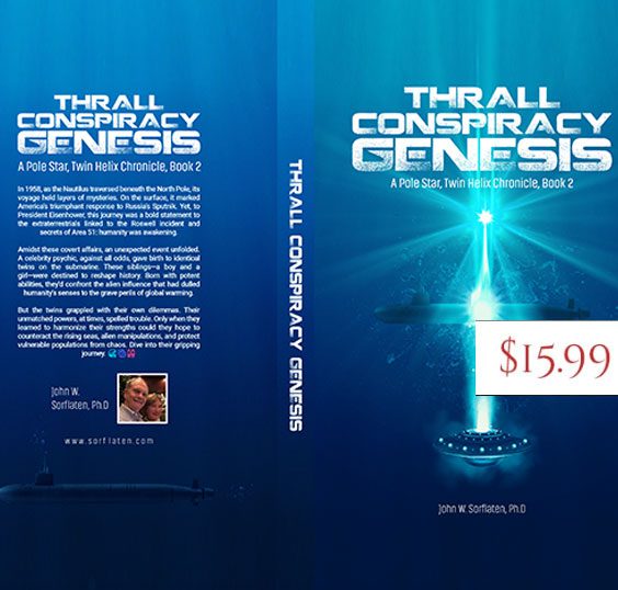 Book cover of 'The Thrall Conspiracy Genesis' by Adam J.